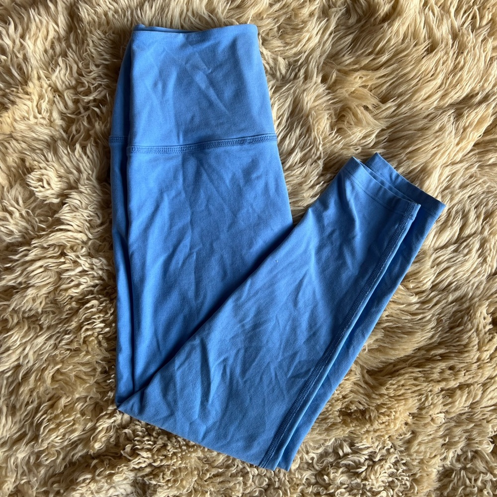 Beyond Yoga Spacedye 3/4 Leggings, High-waisted, light blue, medium